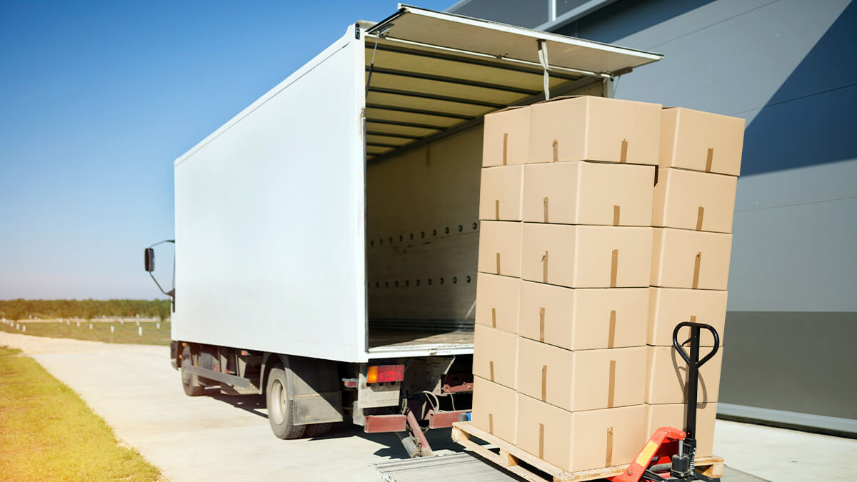 Loading Pallet into truck